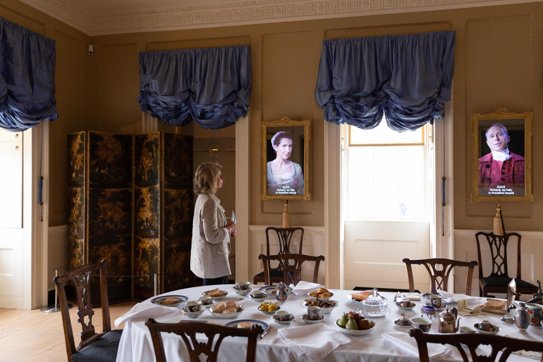 Visitors Dining room No 1 Royal Crescent Bath Preservation Trust