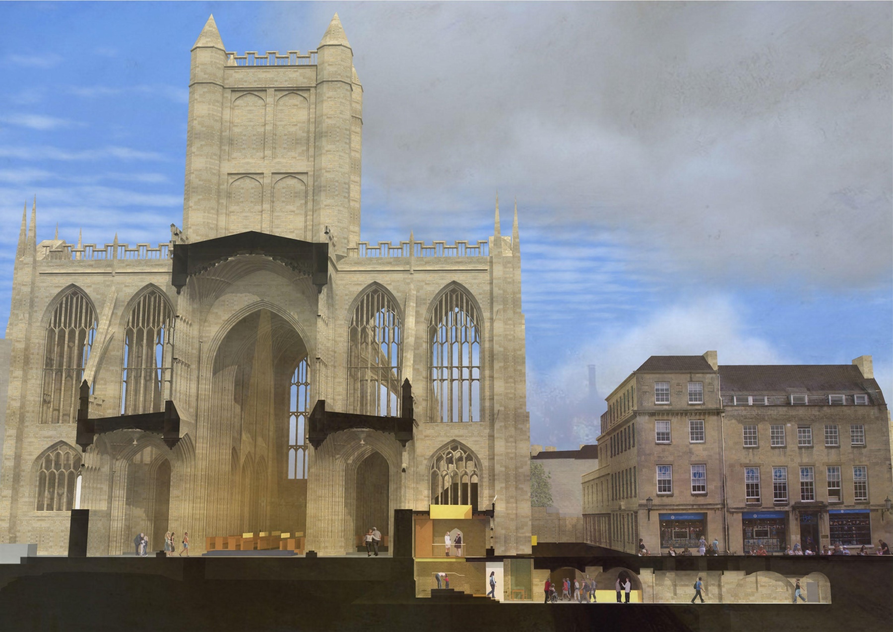 Henry Pinder CV Bath Abbey Footprint copyright Feilden Clegg Bradley Studios