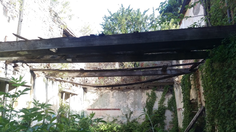 Remains of first floor West Range