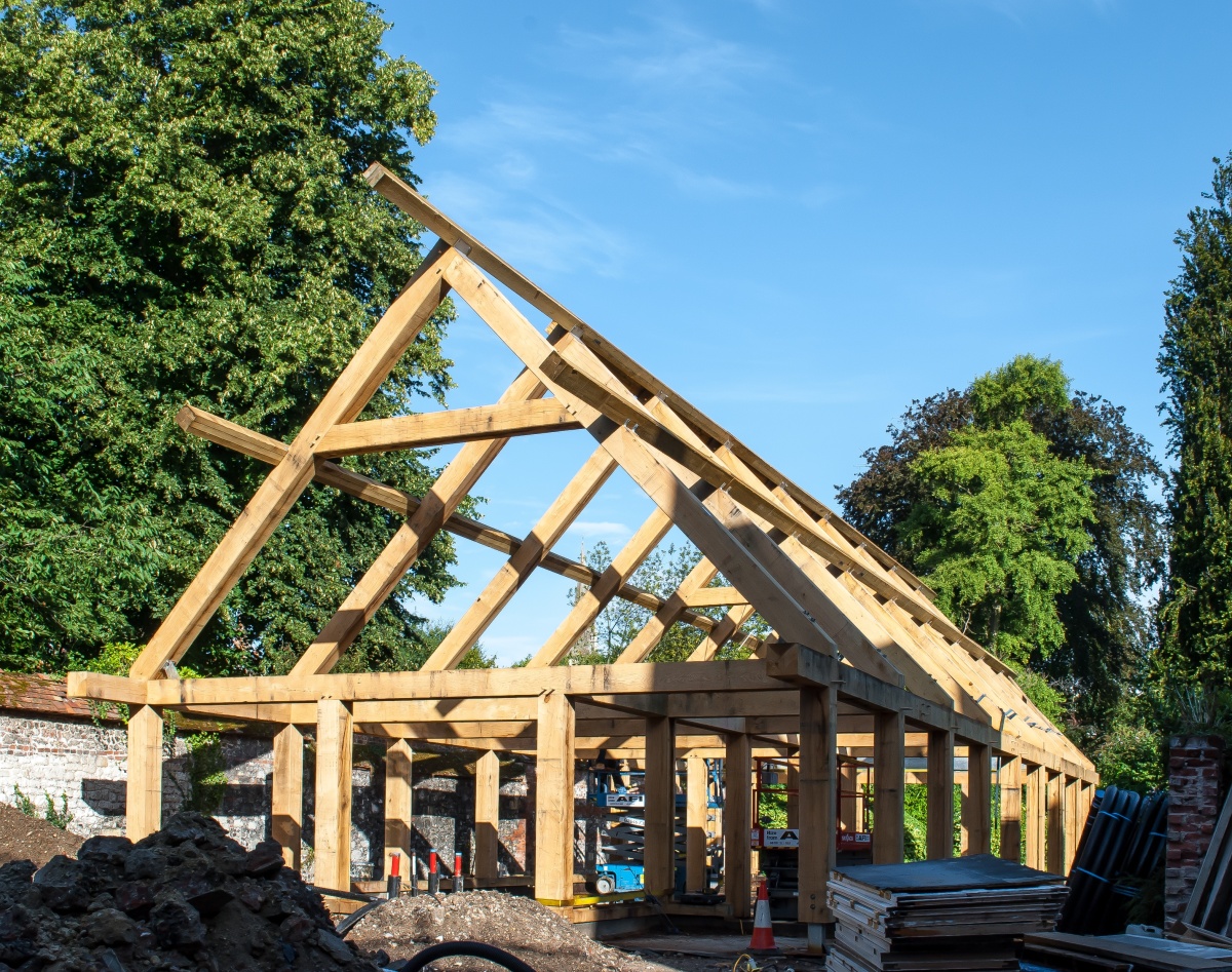 Winchester Cathedral Edu Centre Oak Frame 9