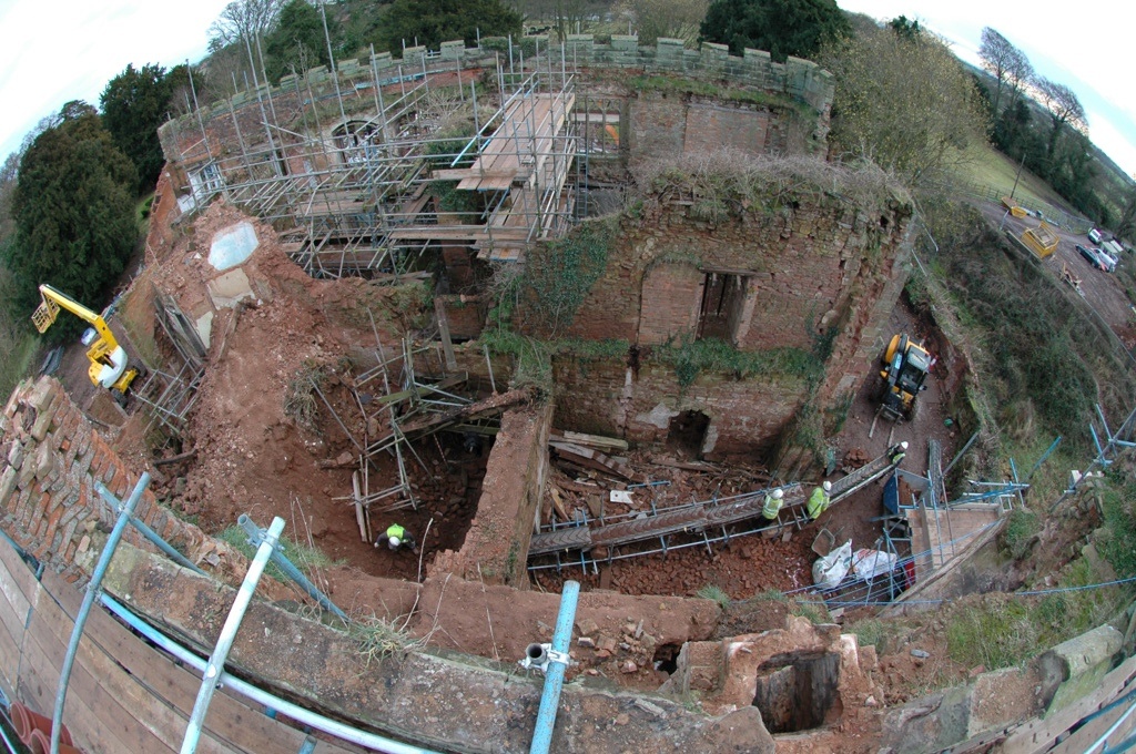 Astley Castle 2009 Masonry stabilisation 3